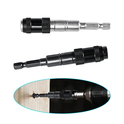 1pc Drill Bit Holder Magnetic Swiveling Bit Tip Holder Set Drill Bit Extension Pivot 1/4 Inch Hex Quick Release Pivoting Screwd