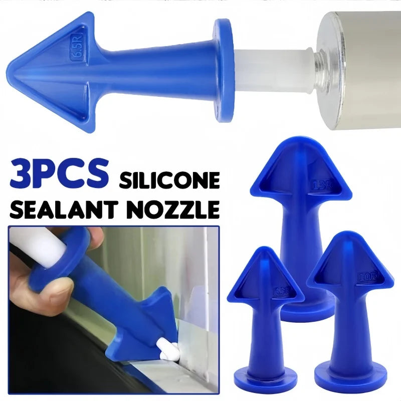 Silicone Caulking Tool | 5-in-1 Sealant Finishing Tool | Caulk Remover Glass Glue Angle Scraper for Bathroom, Kitchen, Floor